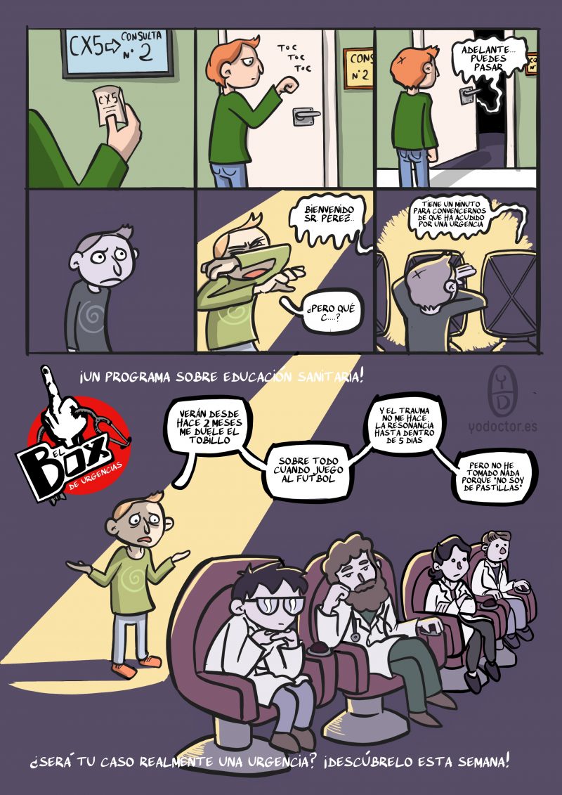 El Box de Urgencias nuevo Reality de educacion sanitaria
